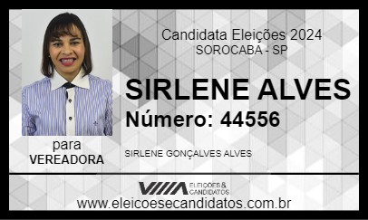 Candidato SIRLENE ALVES 2024 - SOROCABA - Eleições