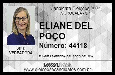 Candidato ELIANE DEL POÇO 2024 - SOROCABA - Eleições