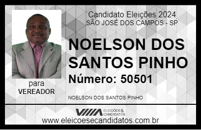 Candidato NOELSON DOS SANTOS PINHO 2024 - SÃO JOSÉ DOS CAMPOS - Eleições