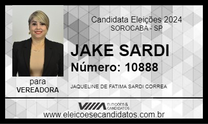 Candidato JAKE SARDI 2024 - SOROCABA - Eleições