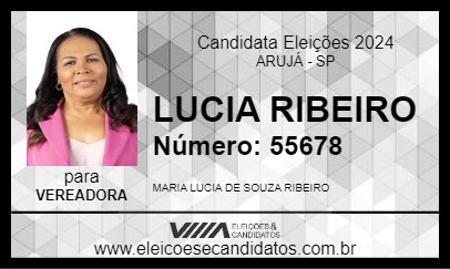 Candidato LUCIA RIBEIRO 2024 - ARUJÁ - Eleições