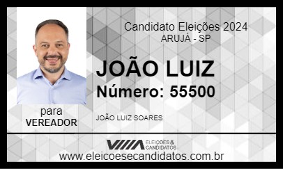 Candidato JOÃO LUIZ 2024 - ARUJÁ - Eleições