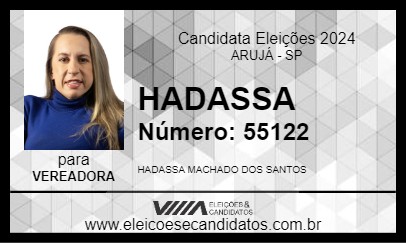 Candidato HADASSA 2024 - ARUJÁ - Eleições