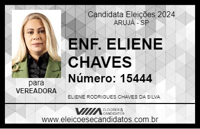 Candidato ENF. ELIENE CHAVES 2024 - ARUJÁ - Eleições