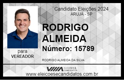 Candidato RODRIGO ALMEIDA 2024 - ARUJÁ - Eleições