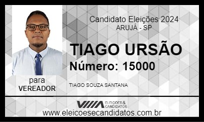 Candidato TIAGO URSÃO 2024 - ARUJÁ - Eleições