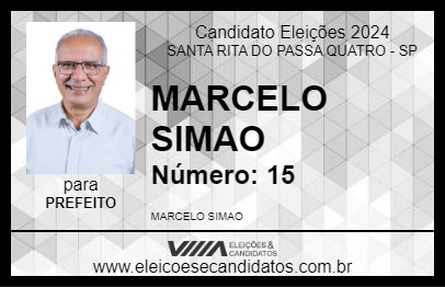 Candidato MARCELO SIMAO 2024 - SANTA RITA DO PASSA QUATRO - Eleições