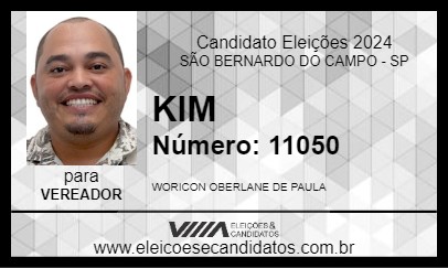 Candidato KIM 2024 - SÃO BERNARDO DO CAMPO - Eleições