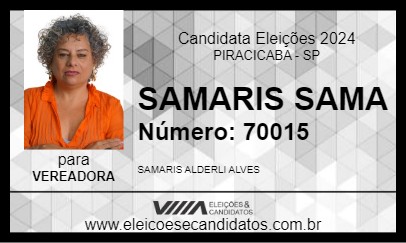 Candidato SAMARIS SAMA 2024 - PIRACICABA - Eleições