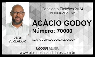 Candidato ACÁCIO GODOY 2024 - PIRACICABA - Eleições