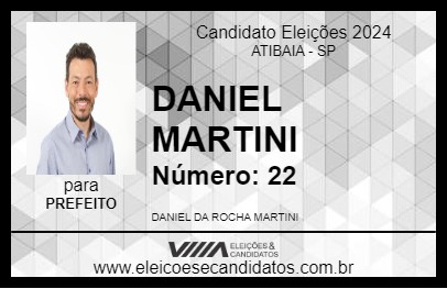 Candidato DANIEL MARTINI 2024 - ATIBAIA - Eleições