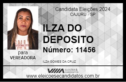 Candidato ILZA DO DEPOSITO 2024 - CAJURU - Eleições