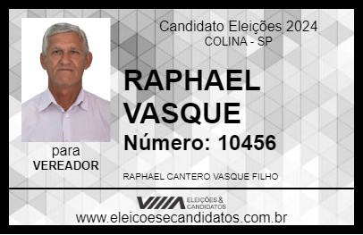 Candidato RAPHAEL VASQUE 2024 - COLINA - Eleições