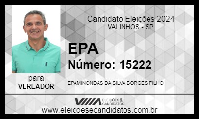 Candidato EPA 2024 - VALINHOS - Eleições