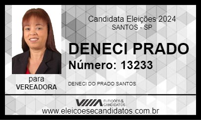 Candidato DENECI PRADO 2024 - SANTOS - Eleições