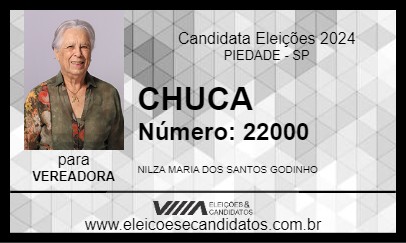 Candidato CHUCA 2024 - PIEDADE - Eleições