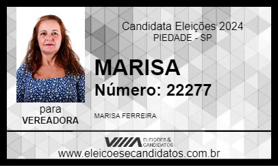 Candidato MARISA 2024 - PIEDADE - Eleições