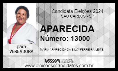 Candidato APARECIDA 2024 - SÃO CARLOS - Eleições