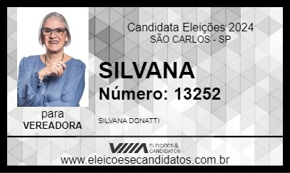 Candidato SILVANA 2024 - SÃO CARLOS - Eleições