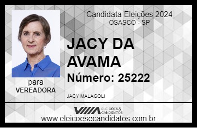 Candidato JACY DA AVAMA 2024 - OSASCO - Eleições