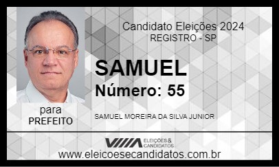 Candidato SAMUEL 2024 - REGISTRO - Eleições