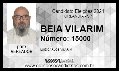 Candidato BEIA VILARIM 2024 - ORLÂNDIA - Eleições