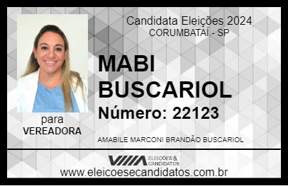 Candidato MABI BUSCARIOL 2024 - CORUMBATAÍ - Eleições