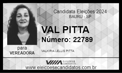 Candidato VAL PITTA 2024 - BAURU - Eleições