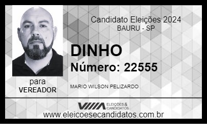 Candidato DINHO 2024 - BAURU - Eleições