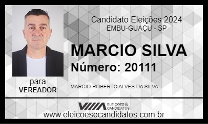 Candidato MARCIO SILVA 2024 - EMBU-GUAÇU - Eleições