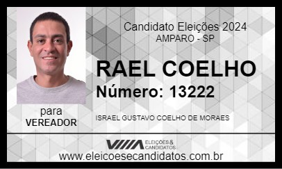 Candidato RAEL COELHO 2024 - AMPARO - Eleições