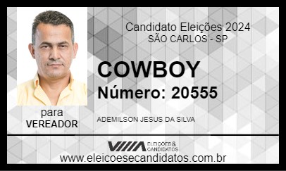 Candidato COWBOY 2024 - SÃO CARLOS - Eleições