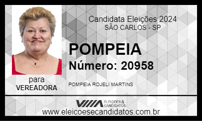 Candidato POMPEIA 2024 - SÃO CARLOS - Eleições