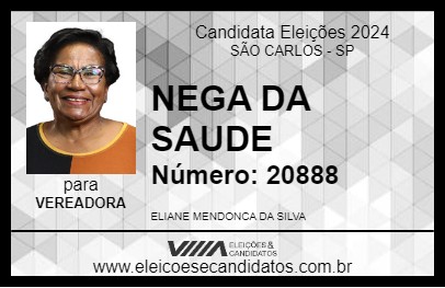 Candidato NEGA DA SAUDE 2024 - SÃO CARLOS - Eleições