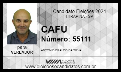 Candidato CAFU 2024 - ITIRAPINA - Eleições