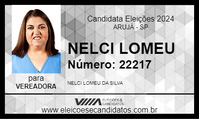 Candidato NELCI LOMEU 2024 - ARUJÁ - Eleições