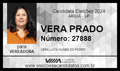 Candidato VERA PRADO 2024 - ARUJÁ - Eleições