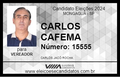 Candidato CARLOS CAFEMA 2024 - MONGAGUÁ - Eleições