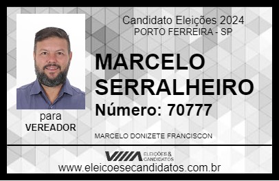 Candidato MARCELO SERRALHEIRO 2024 - PORTO FERREIRA - Eleições