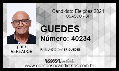 Candidato GUEDES 2024 - OSASCO - Eleições