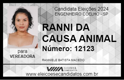 Candidato RANIELLI MACEDO 2024 - ENGENHEIRO COELHO - Eleições