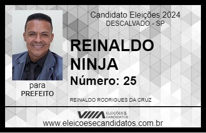 Candidato REINALDO NINJA 2024 - DESCALVADO - Eleições