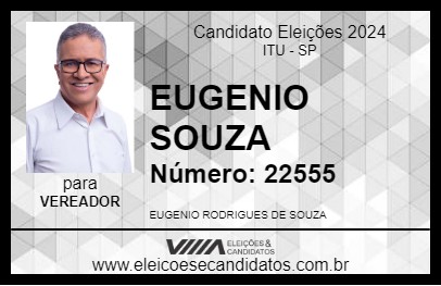 Candidato EUGENIO SOUZA 2024 - ITU - Eleições