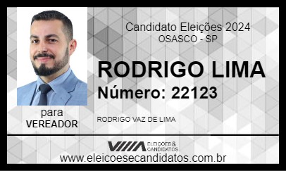 Candidato RODRIGO LIMA 2024 - OSASCO - Eleições