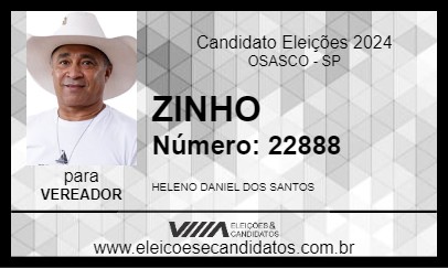 Candidato ZINHO 2024 - OSASCO - Eleições