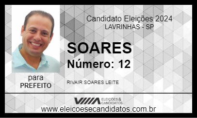 Candidato SOARES 2024 - LAVRINHAS - Eleições