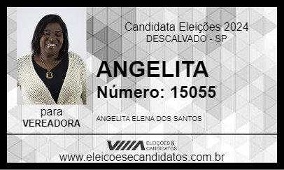 Candidato ANGELITA 2024 - DESCALVADO - Eleições