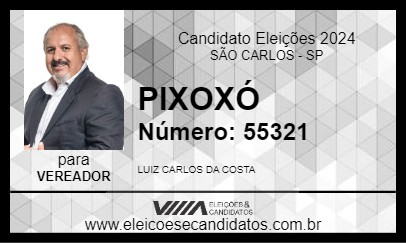 Candidato PIXOXÓ 2024 - SÃO CARLOS - Eleições