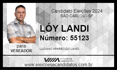 Candidato LÓY LANDI 2024 - SÃO CARLOS - Eleições