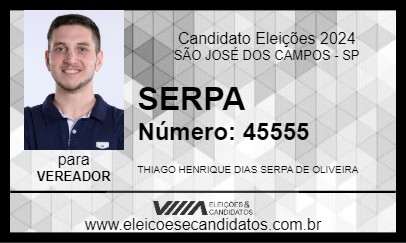 Candidato SERPA 2024 - SÃO JOSÉ DOS CAMPOS - Eleições